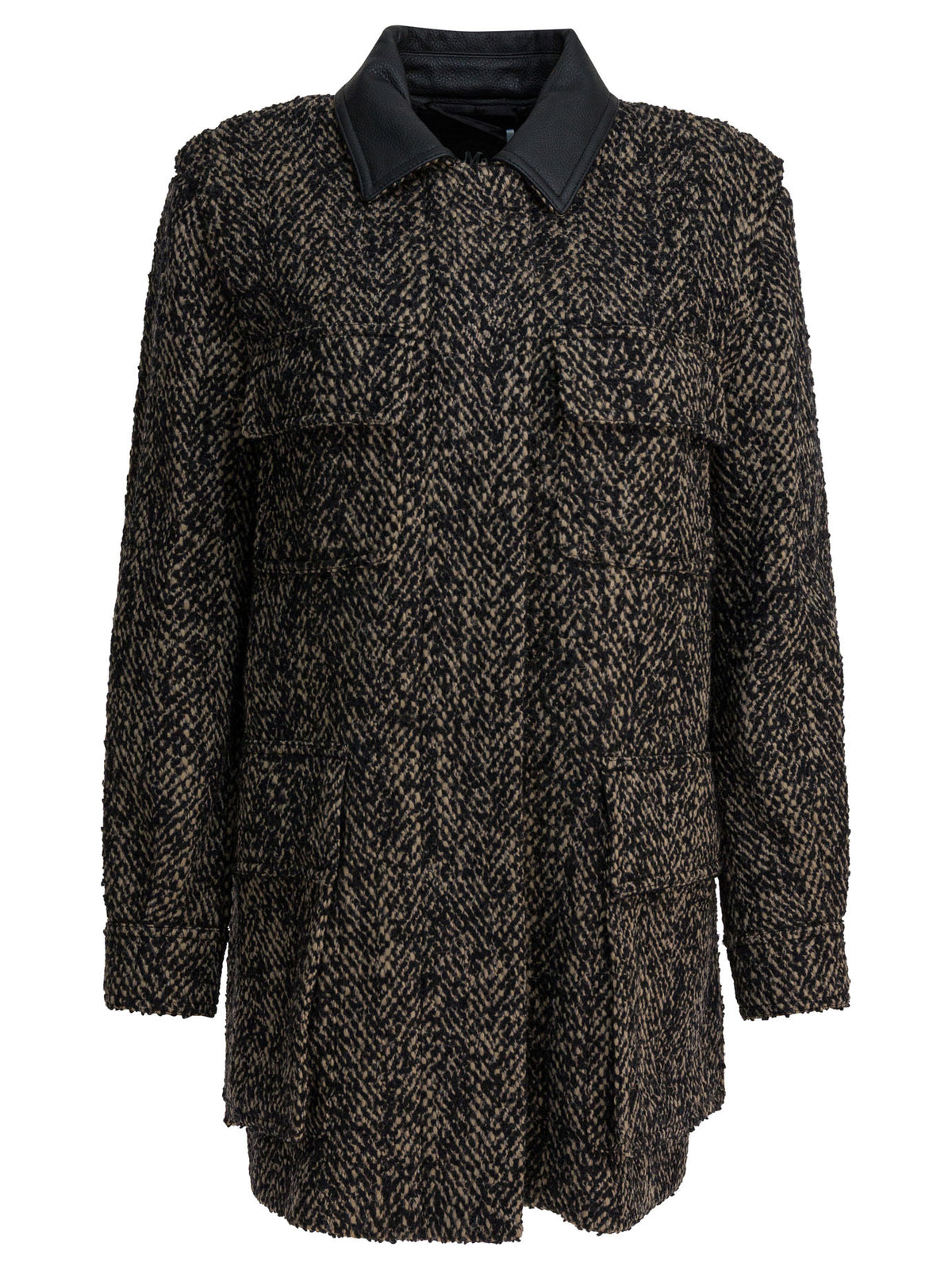 Max Mara Tweed wool coat - Brown