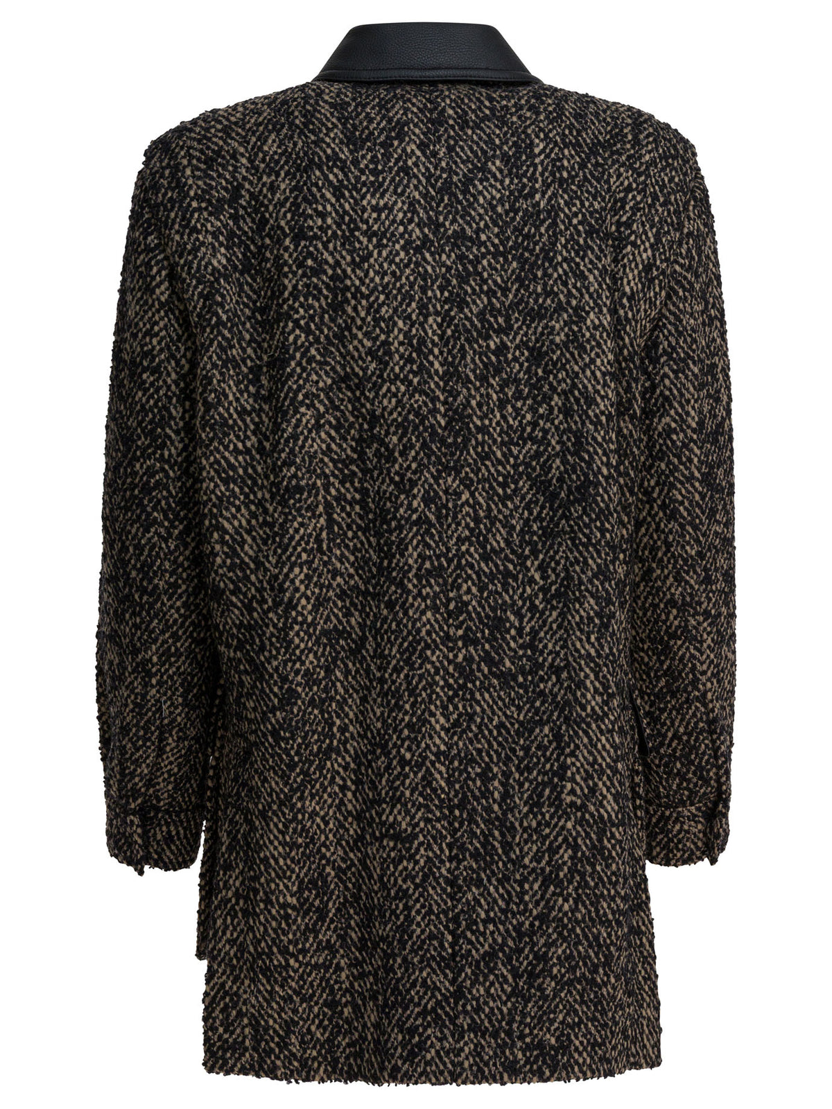 Max Mara Tweed wool coat - Brown