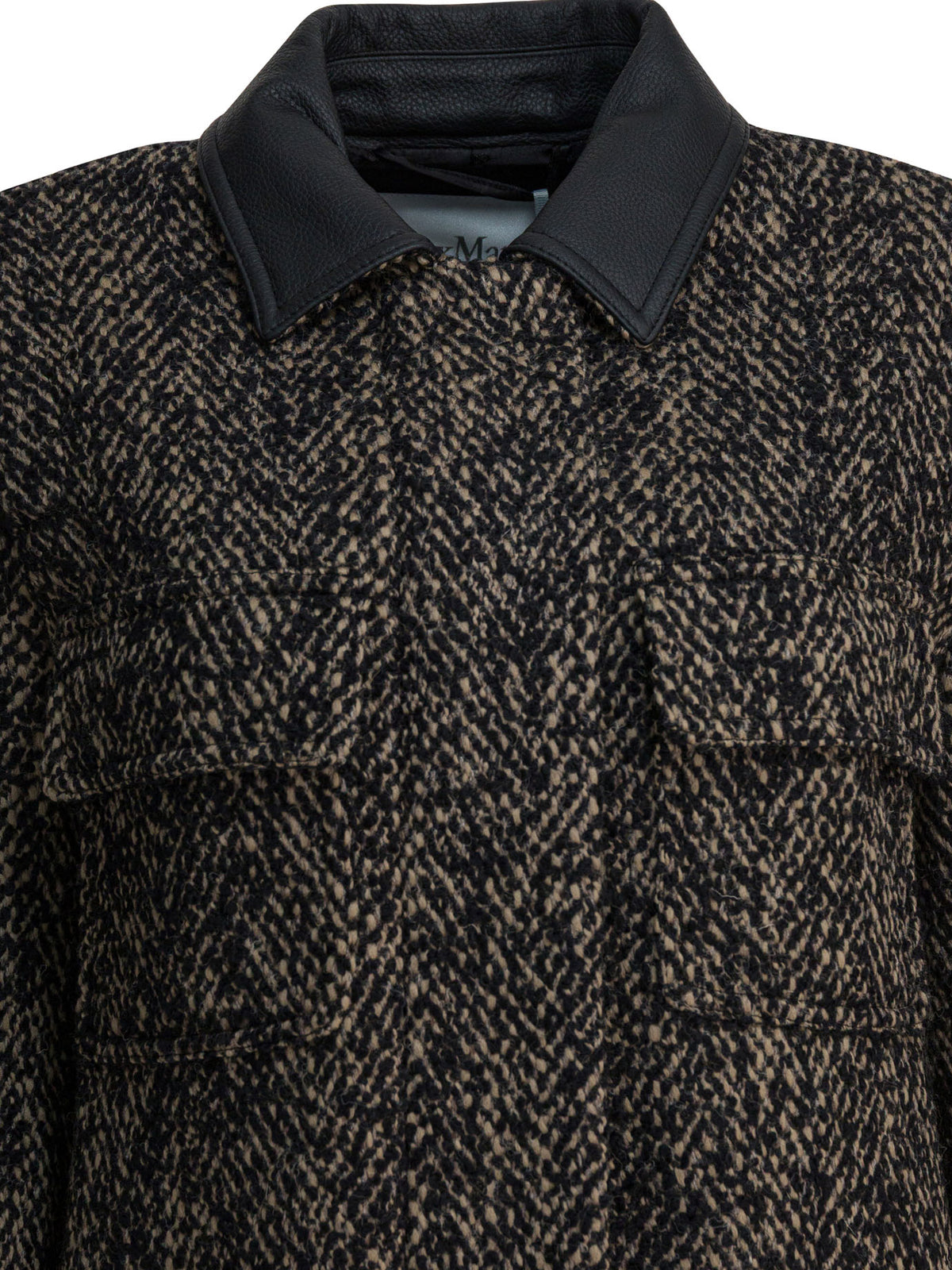 Max Mara Tweed wool coat - Brown