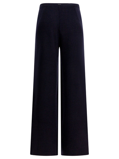 Max Mara Wool and cashmere casual pants - Blue