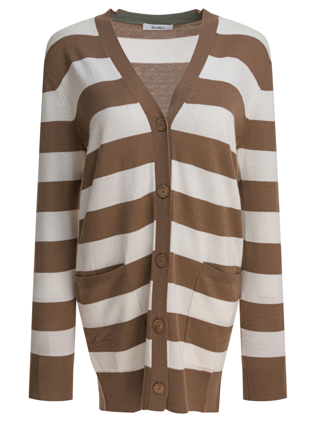 Max Mara Cardigan with 1951 lettering - Brown