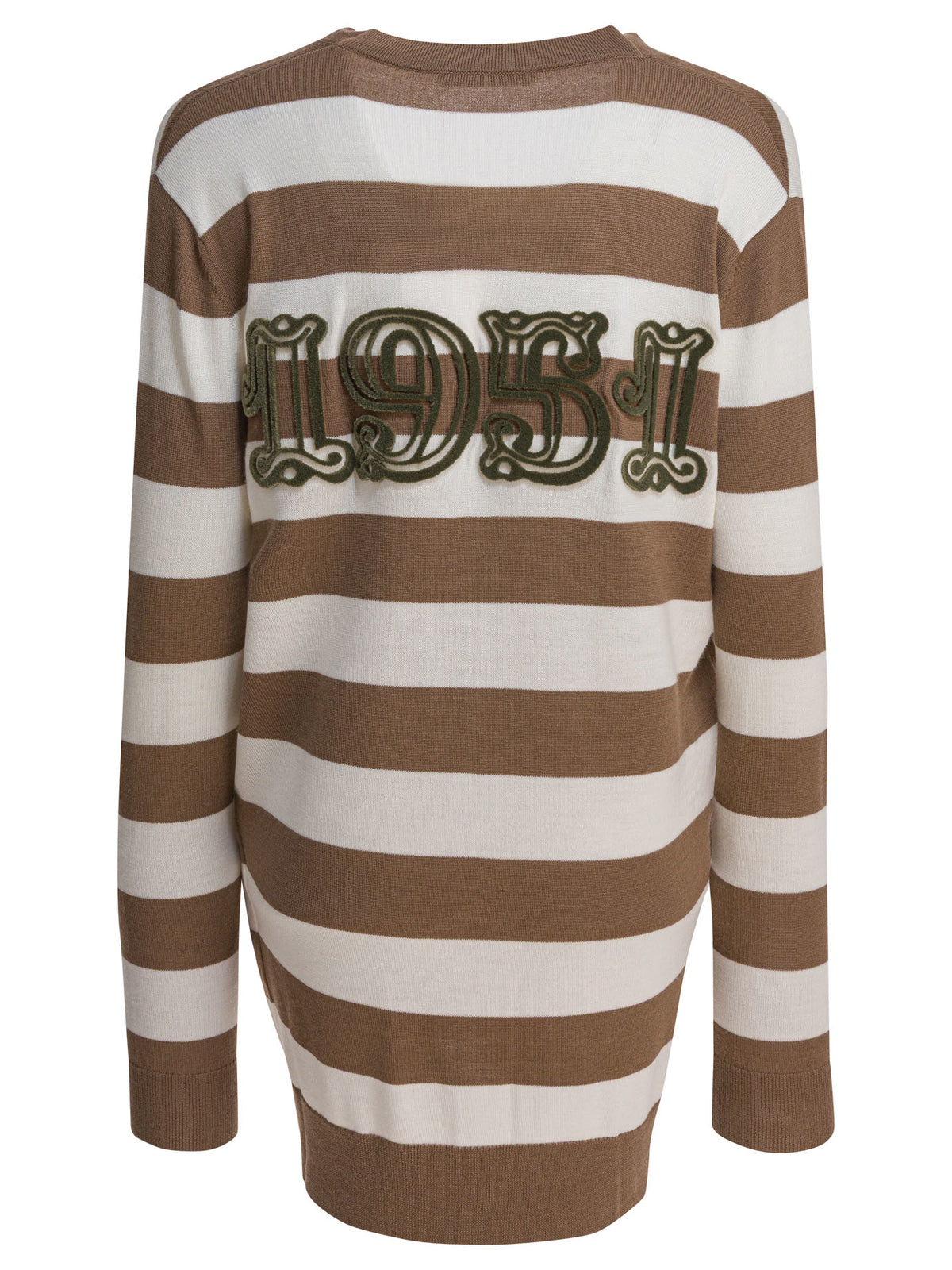 Max Mara Cardigan with 1951 lettering - Brown