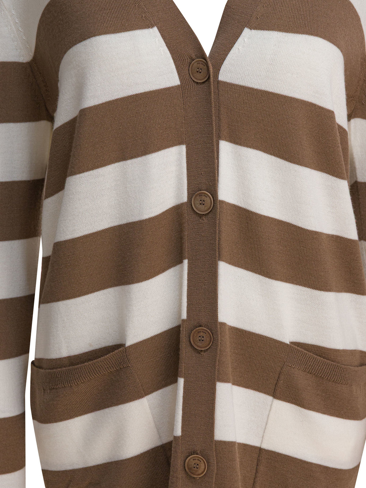 Max Mara Cardigan with 1951 lettering - Brown