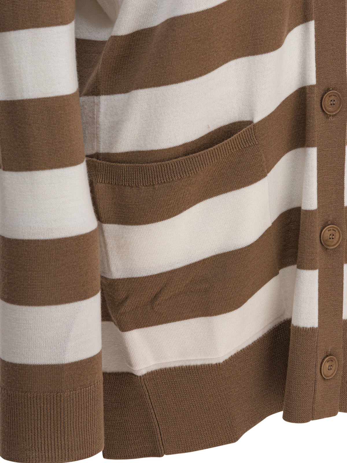 Max Mara Cardigan with 1951 lettering - Brown