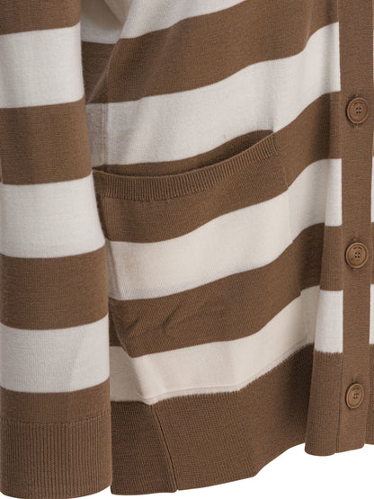 Max Mara Cardigan with 1951 lettering - Brown