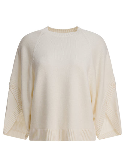 Max Mara Wool and cashmere over sweater - White