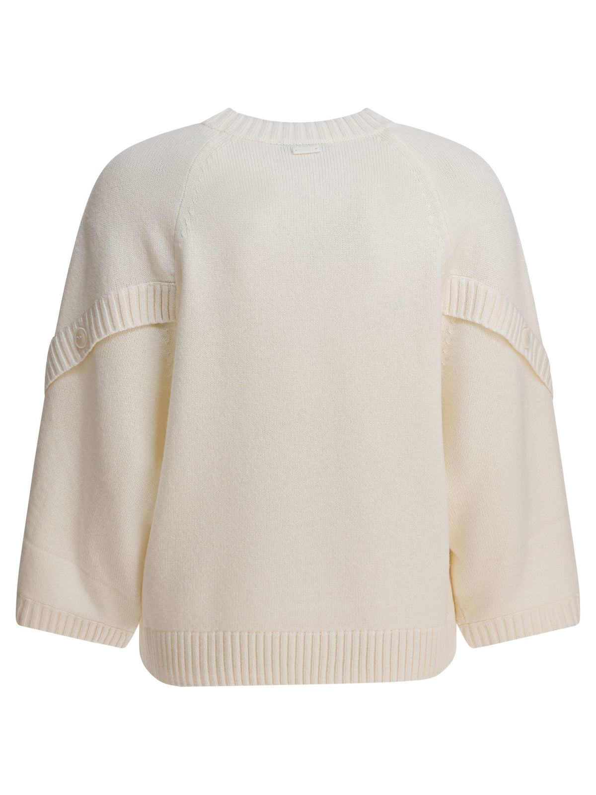 Max Mara Wool and cashmere over sweater - White