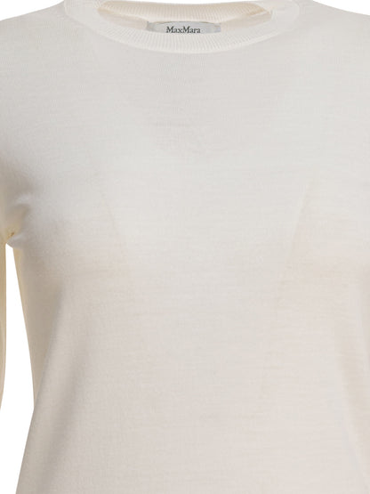 Max Mara Basic wool sweater - White