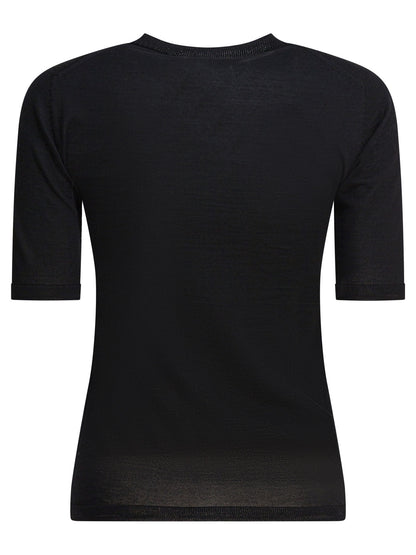 Max Mara Basic wool sweater - Black