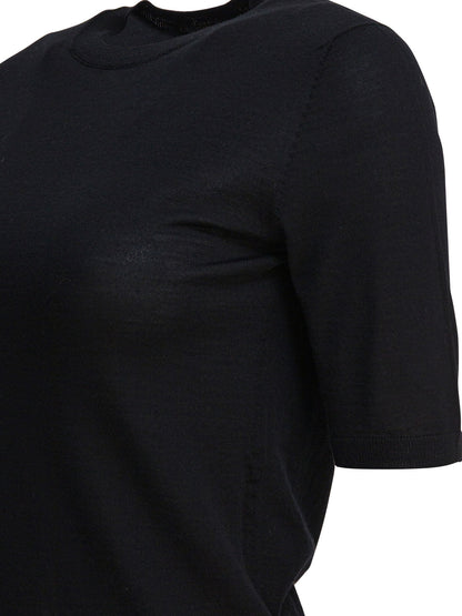 Max Mara Basic wool sweater - Black