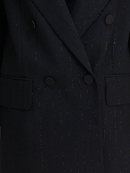 Max Mara Pianoforte Double-breasted wool blazer - Black
