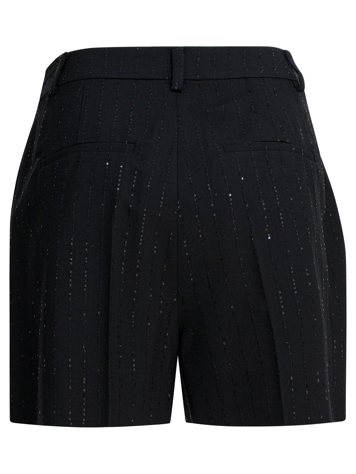 Max Mara Pianoforte Wool five-pocket shorts - Black