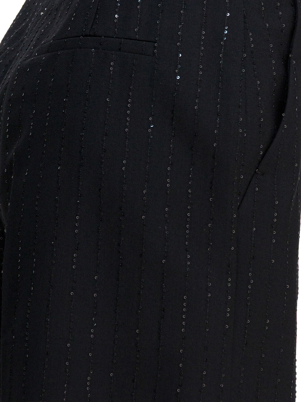 Max Mara Pianoforte Wool five-pocket shorts - Black