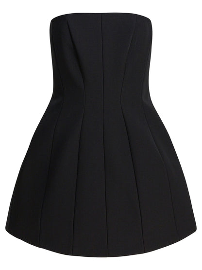 Max Mara Pianoforte Short wrap dress - Black