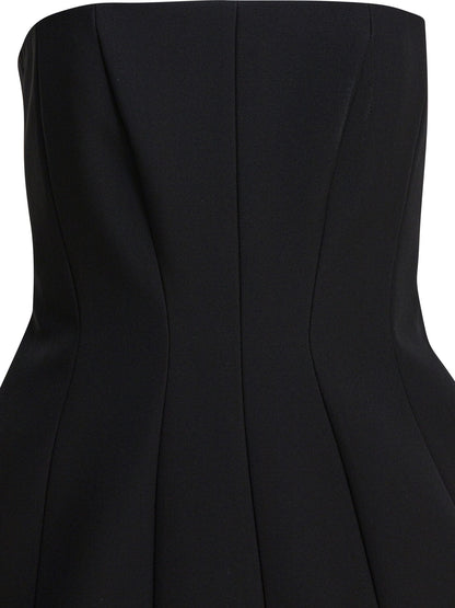 Max Mara Pianoforte Short wrap dress - Black
