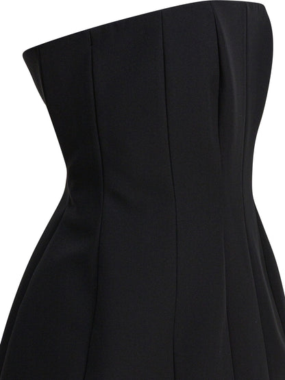 Max Mara Pianoforte Short wrap dress - Black