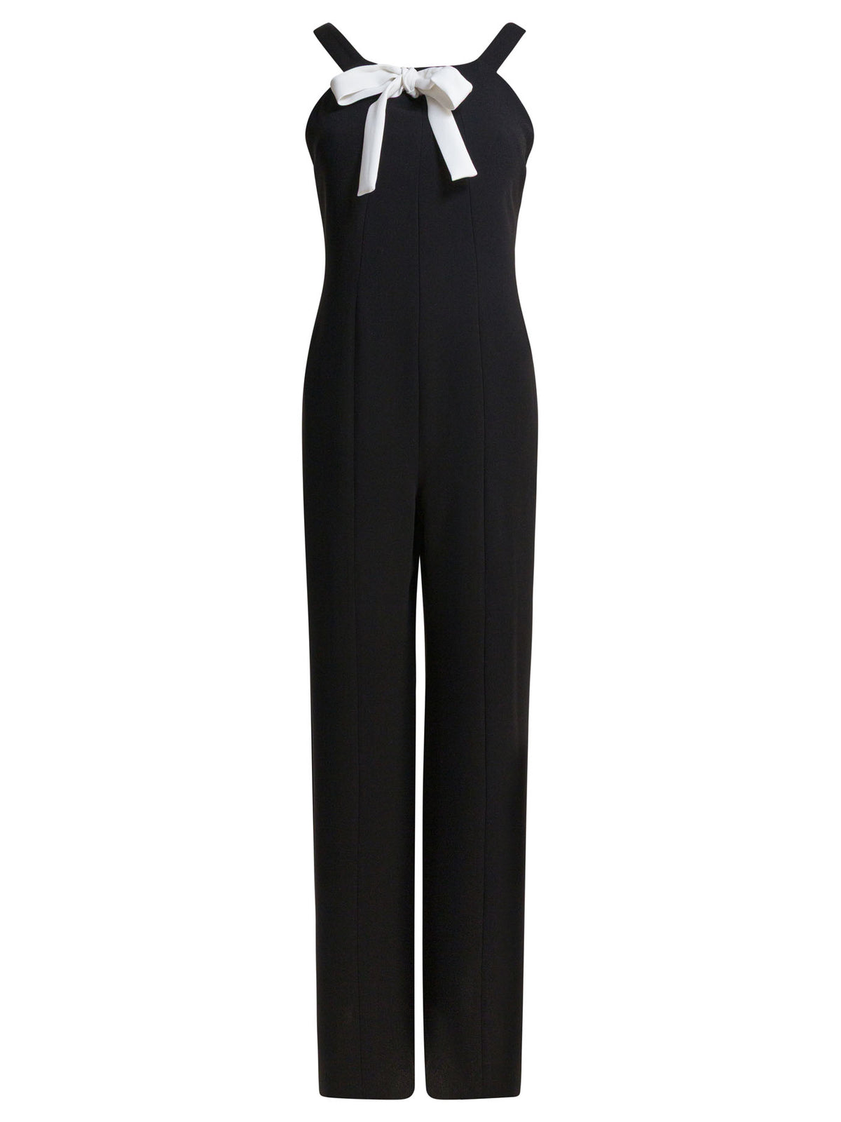 Max Mara Pianoforte Jumpsuit with bow and zipper - Black