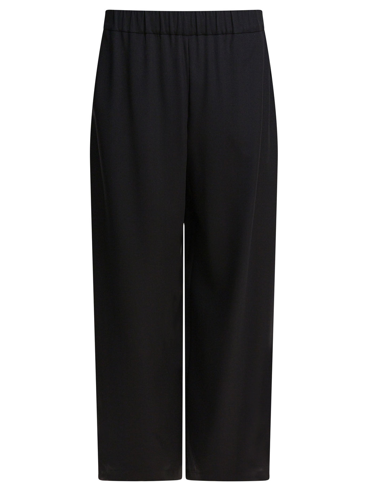 Max Mara Pure Wide silk pants - Black