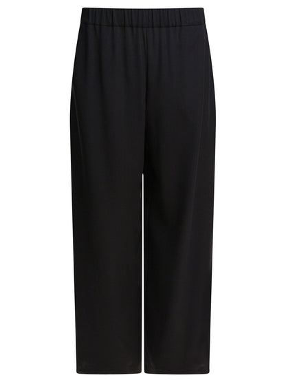 Max Mara Pure Wide silk pants - Black
