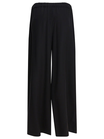 Max Mara Pure Wide silk pants - Black