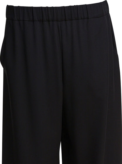 Max Mara Pure Wide silk pants - Black