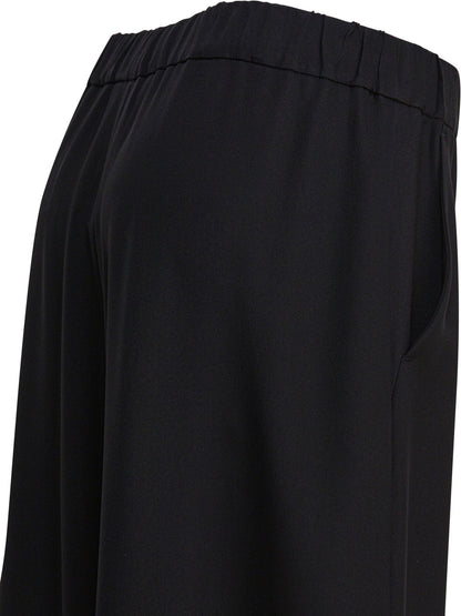 Max Mara Pure Wide silk pants - Black
