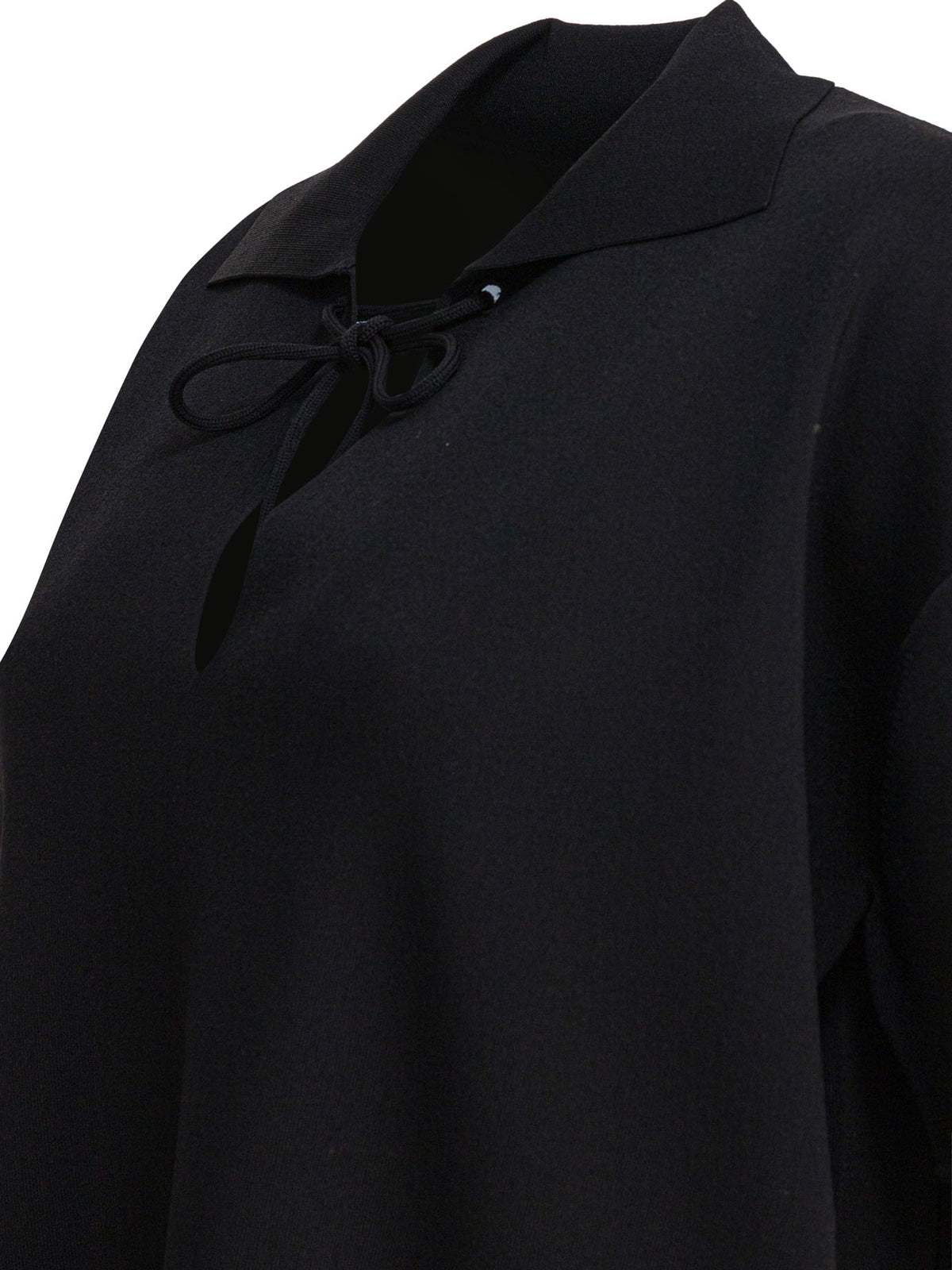 Max Mara Pure Short-sleeved viscose crepe shirt - Black