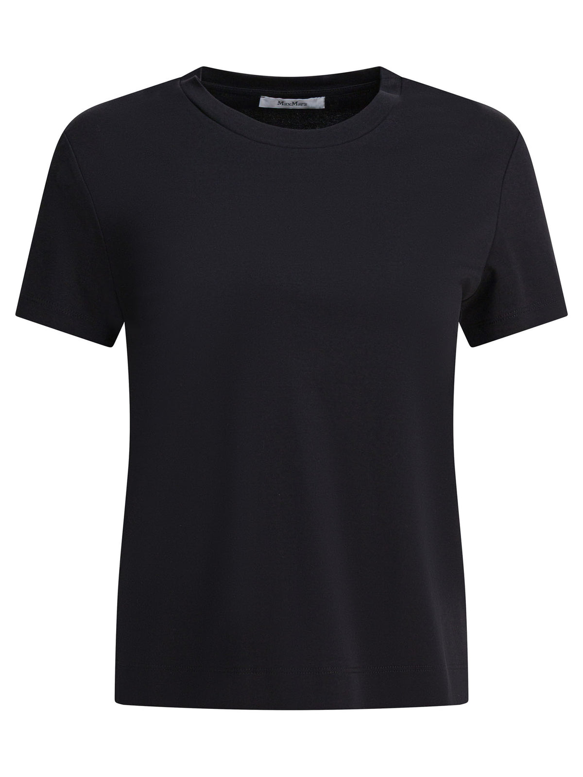 Max Mara Pure Short-sleeved cotton t-shirt - Black