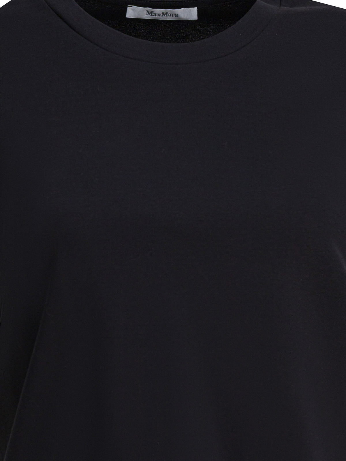 Max Mara Pure Short-sleeved cotton t-shirt - Black