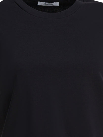 Max Mara Pure Short-sleeved cotton t-shirt - Black