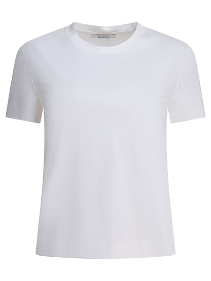 Max Mara Pure Short-sleeved cotton t-shirt - White