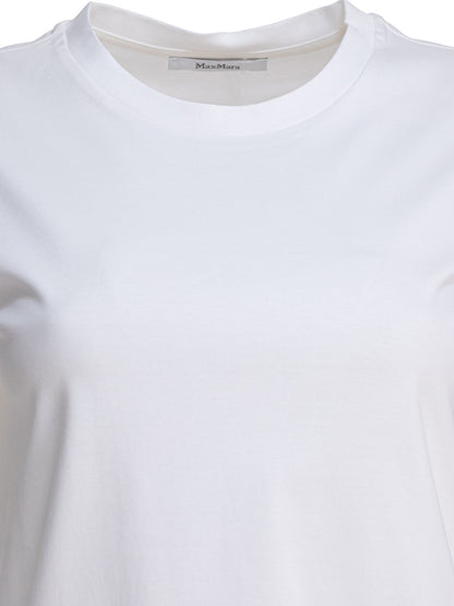 Max Mara Pure Short-sleeved cotton t-shirt - White