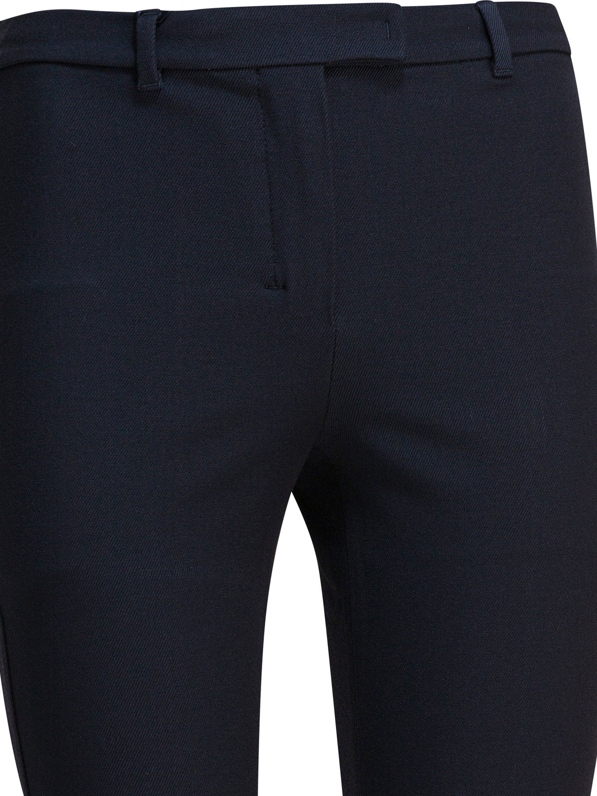 Max Mara Studio Stretch cotton blend pants - Blue