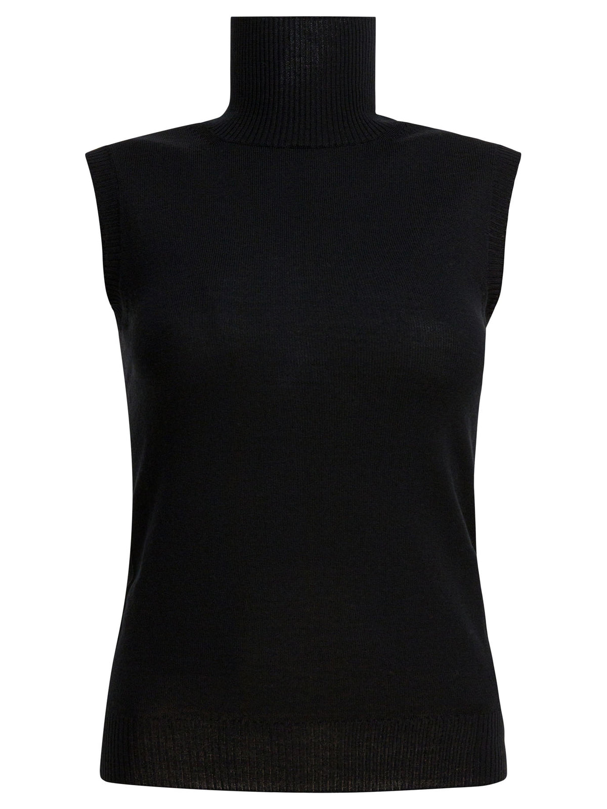 Max Mara Sportmax Mock neck sleeveless - Black