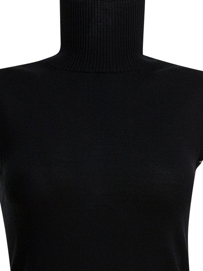 Max Mara Sportmax Mock neck sleeveless - Black