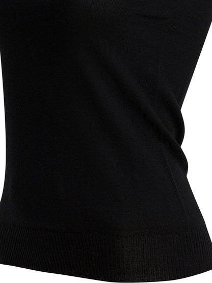 Max Mara Sportmax Mock neck sleeveless - Black
