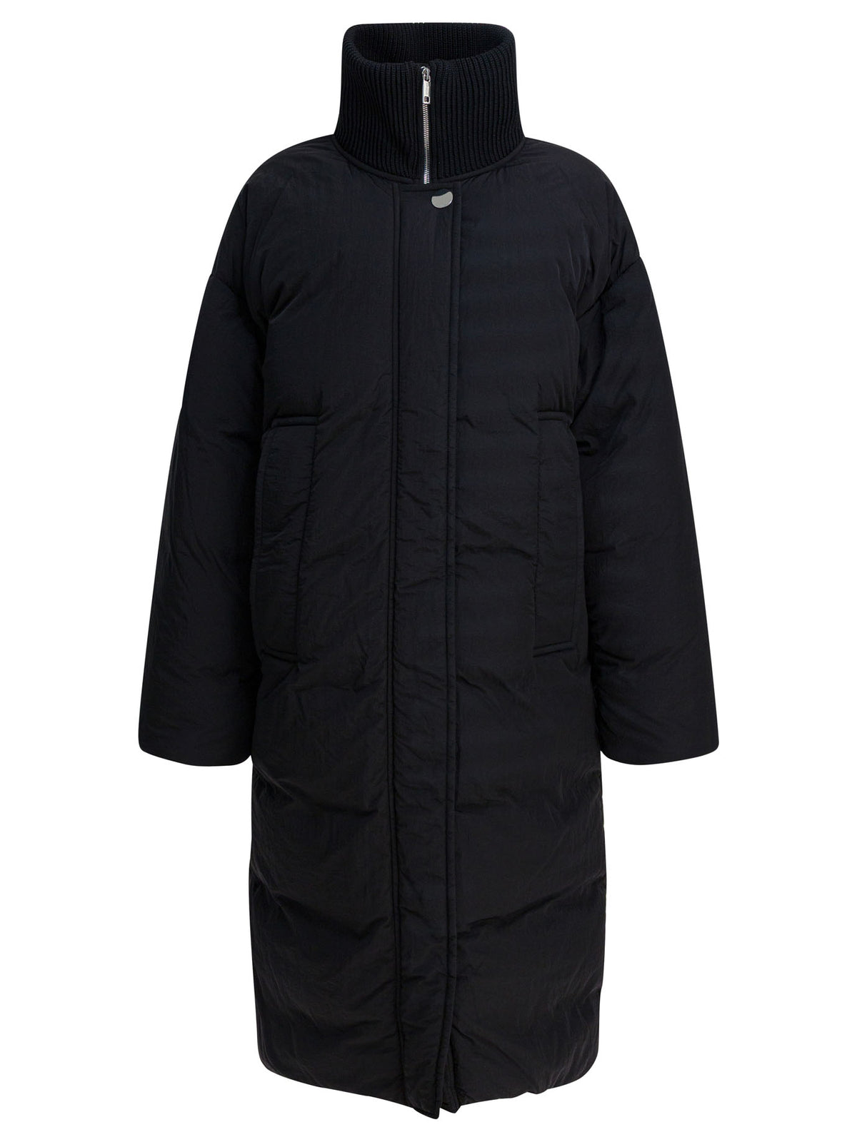 Max Mara Sportmax Long anti-drip down jacket - Black