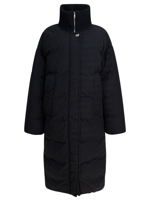 Max Mara Sportmax Long anti-drip down jacket - Black