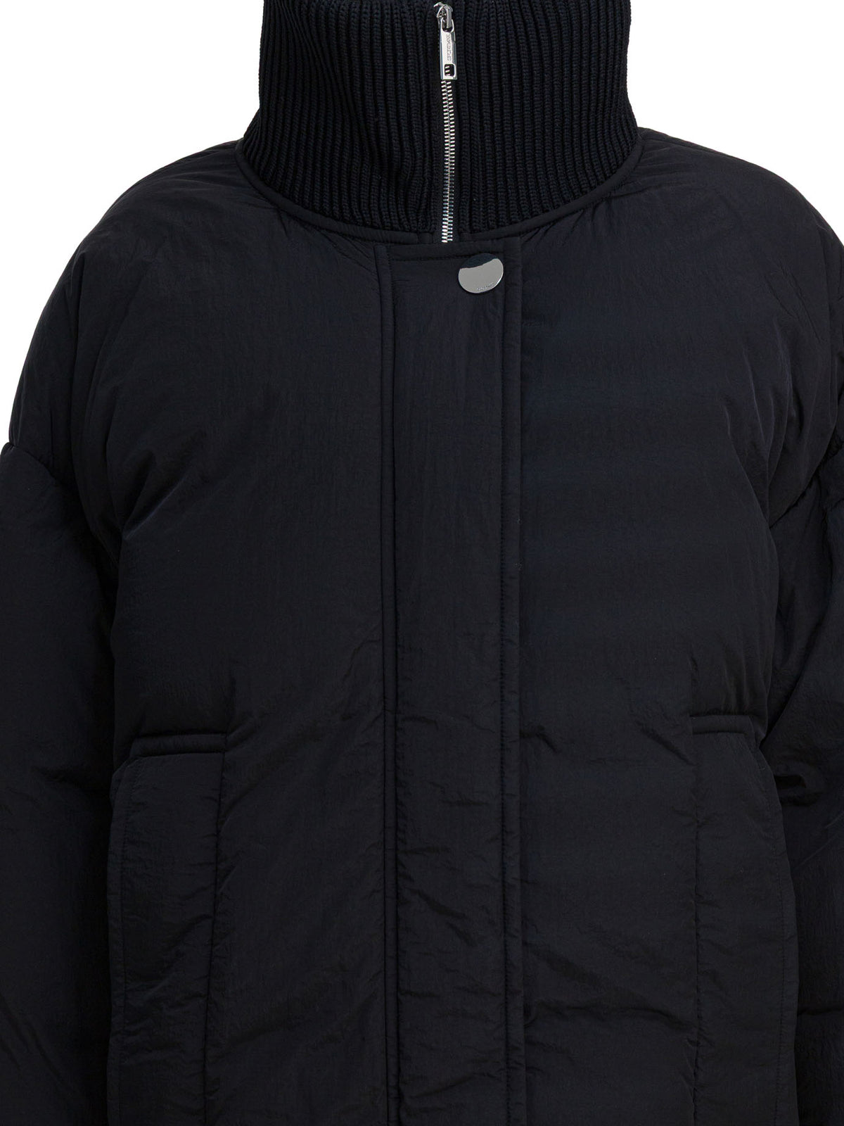 Max Mara Sportmax Long anti-drip down jacket - Black