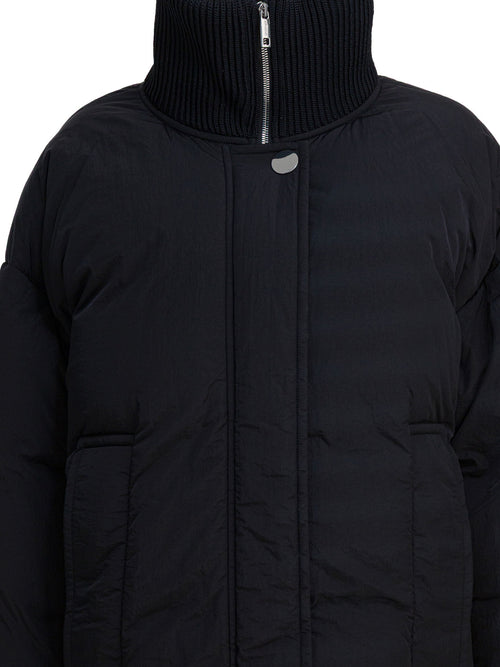 Max Mara Sportmax Long anti-drip down jacket - Black
