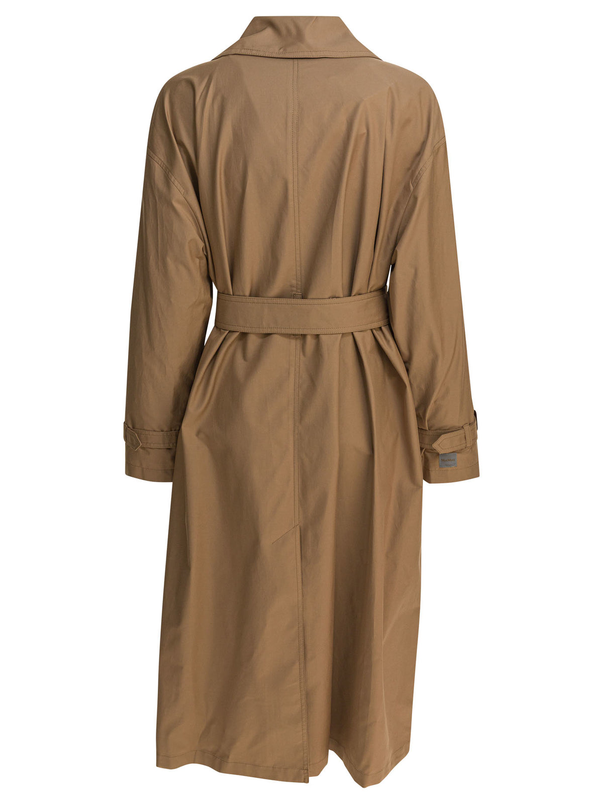 Max Mara The Cube Long cotton trench coat - Brown