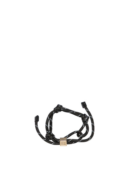 Miu Miu Rope bracelet - Black