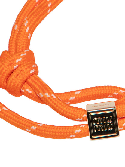 Miu Miu Rope bracelet - Orange