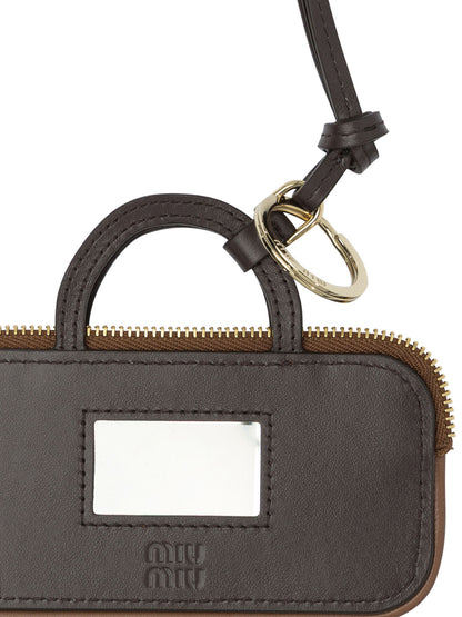 Miu Miu Trick "Arcadie" leather - Brown