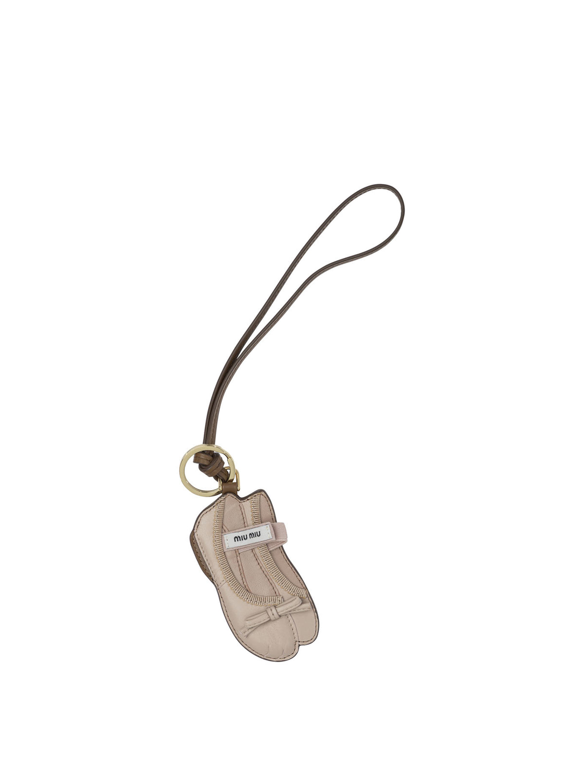 Miu Miu Trick keychain "Miu Ballet" - Pink