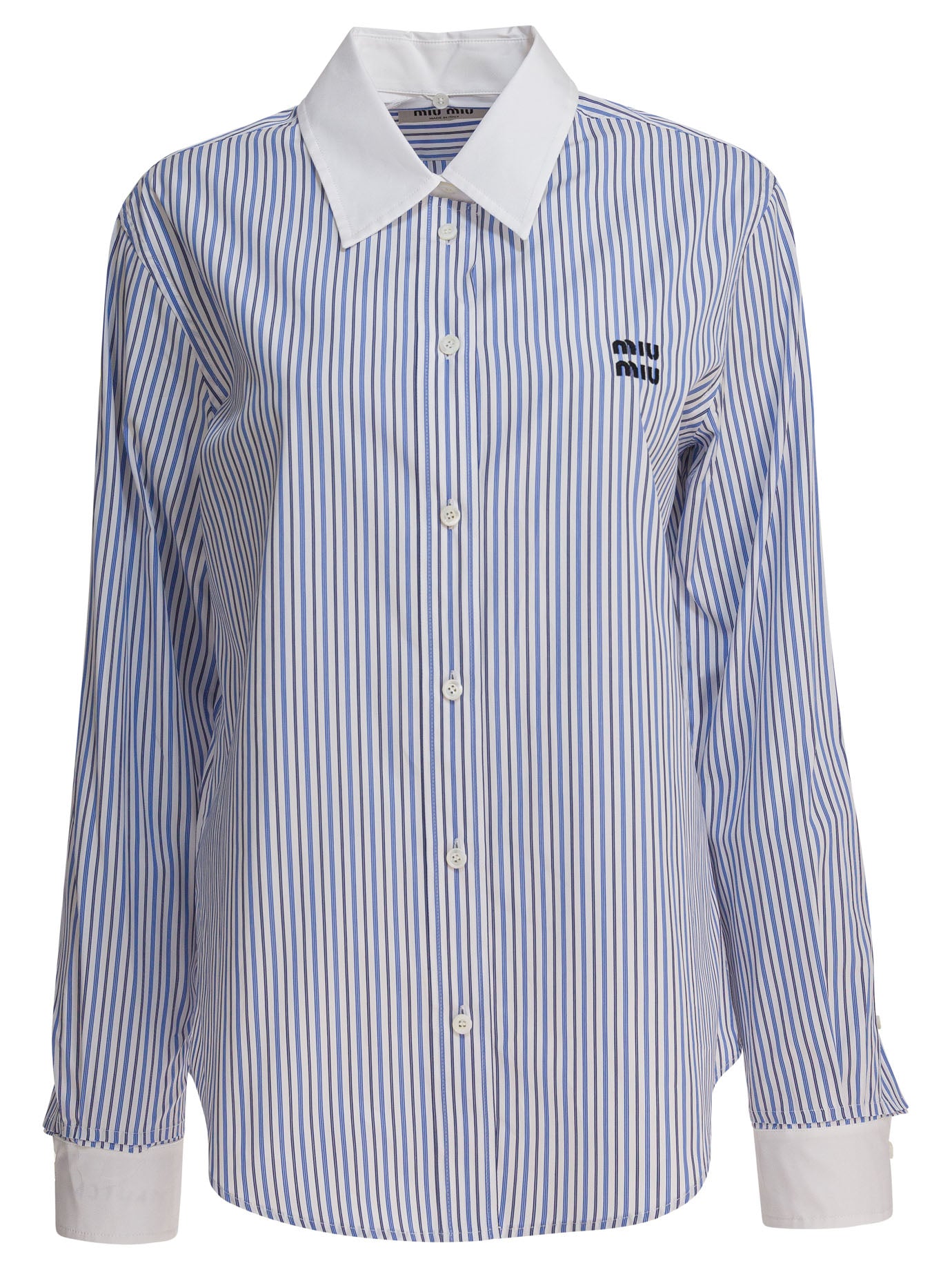 Miu Miu Cotton poplin shirt - White