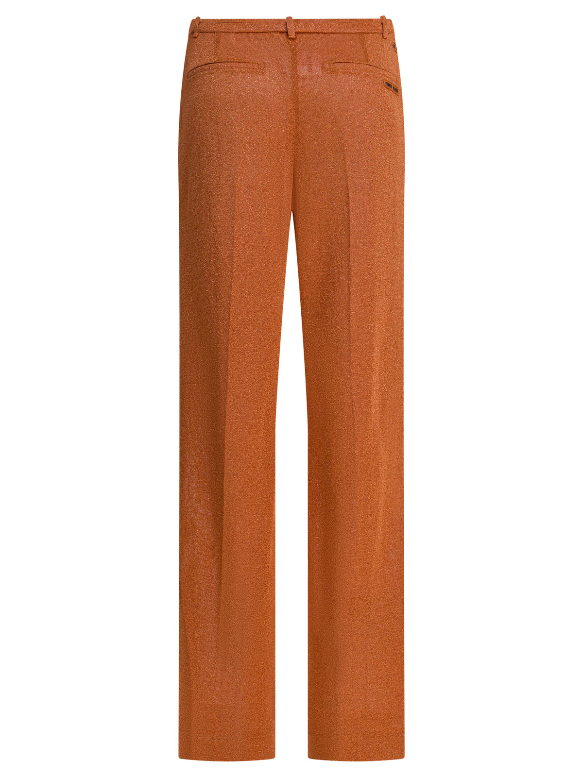 Miu Miu Lurex pants - Orange