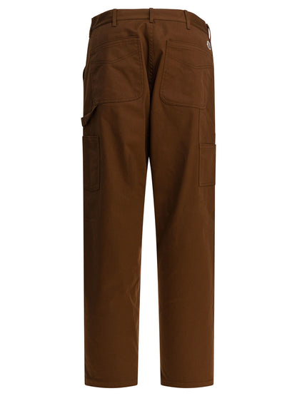 Moncler Wide-leg pants - Brown