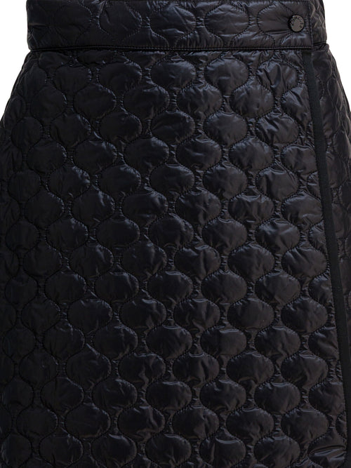 Moncler Quilted wrap skirt - Black
