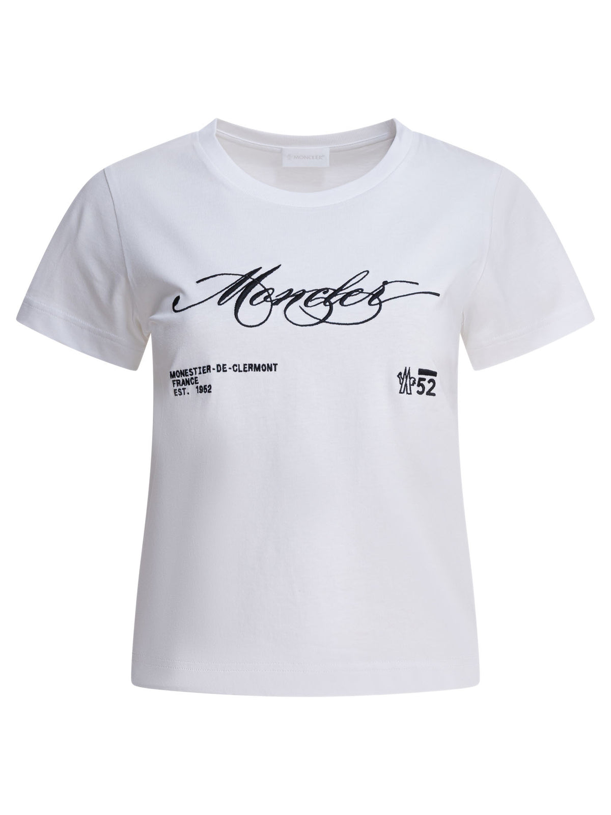 Moncler T-shirt with logo - White